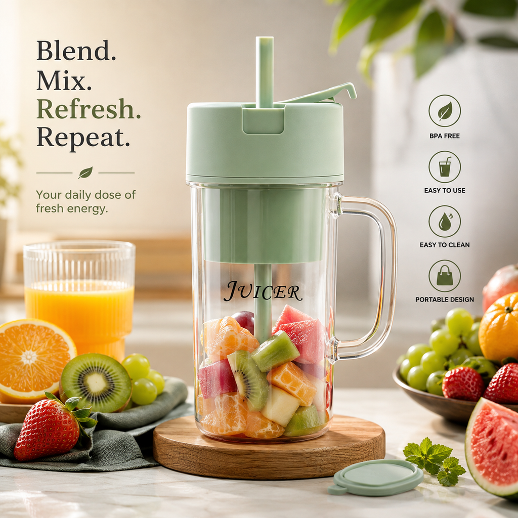 Portable Electric Juicer Cup Blender